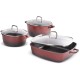 ΣΕΤ ΣΚΕΥΩΝ LAMART LT1285 RED (3τμχ)